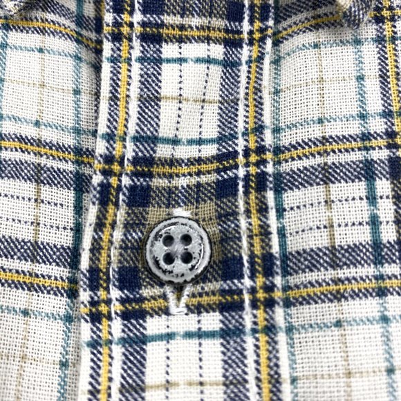 VOLCOM Workwear Fit for Comfort Plaid Long Sleeve Button Up Shirt Size L - Picture 11 of 16